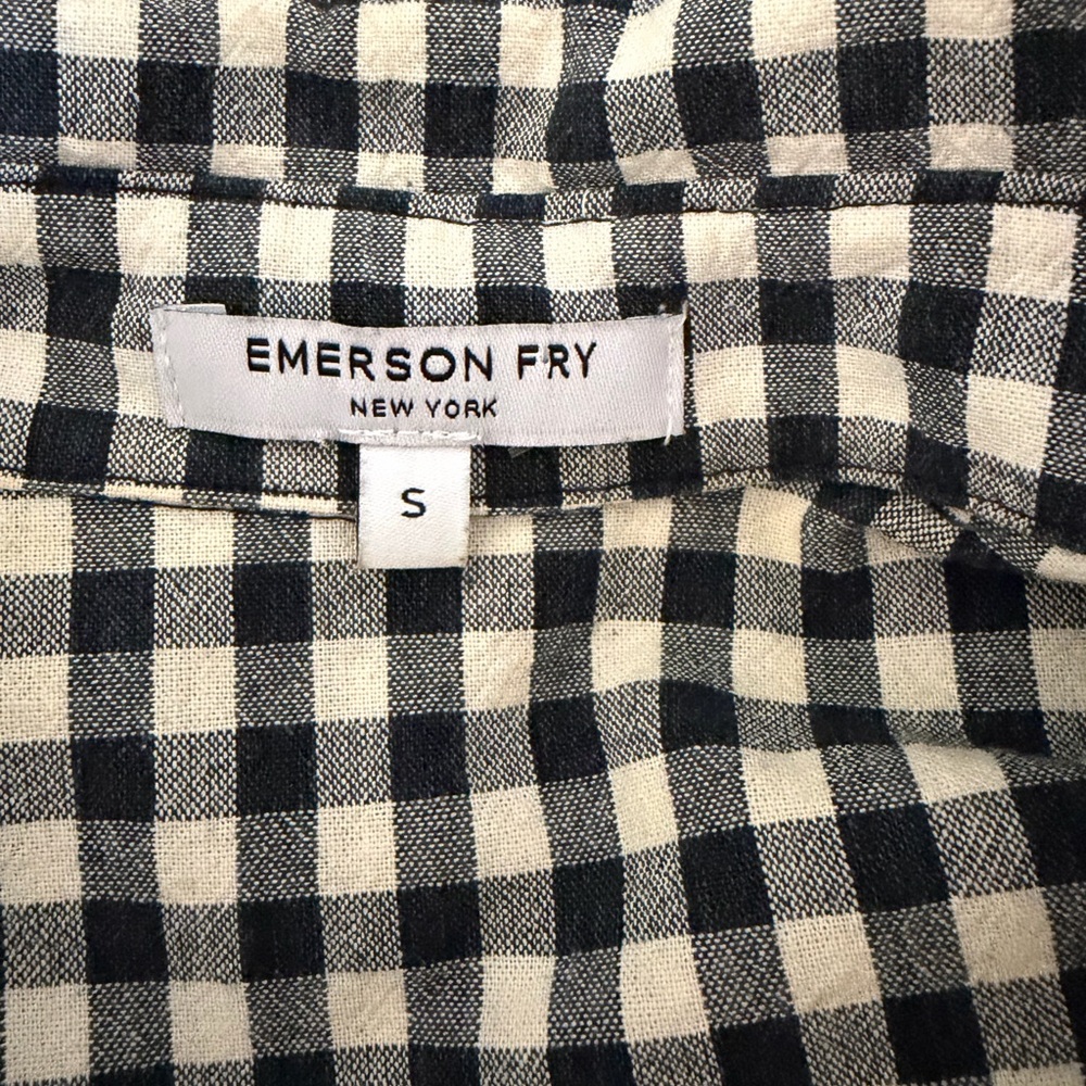 Emerson Fry EMERSON T DRESS - GINGHAM SIZE SMALL - Picture 5 of 5